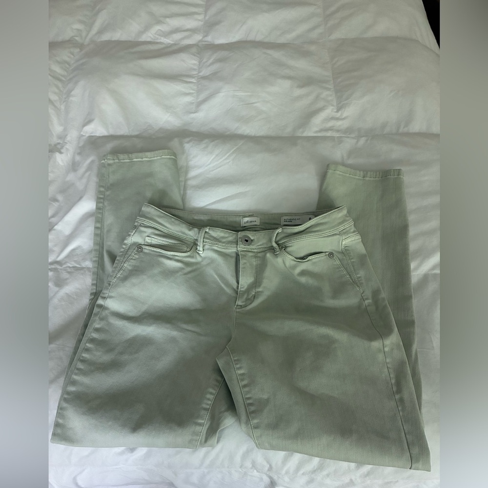 J. Jill Slim Mint Green Skinny Pants
